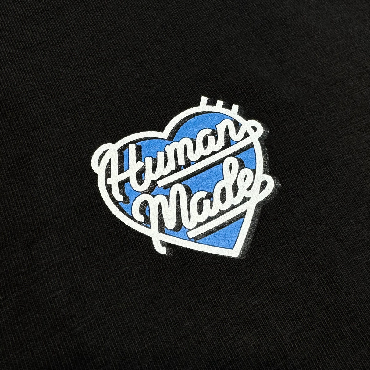 Human Made Graphic Heart Logo Tee Black - ORIGINALFOOK