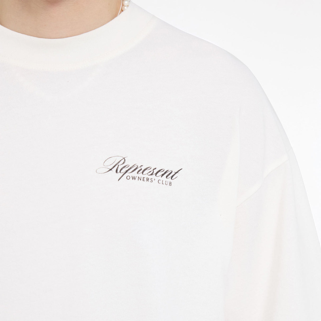 Represent Owners Club Script Tee White REPRESENT REPRESENT - originalfook singapore