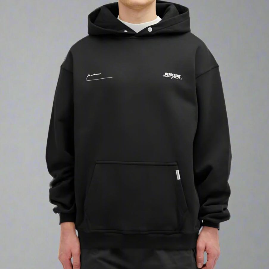 Represent Patron Of The Club Hoodie Black REPRESENT REPRESENT - originalfook singapore