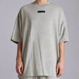 Fear of God Essentials Applique Box Logo Drop Shoulder Tee Dark Oatmeal (Oversized) FEAR OF GOD FEAR OF GOD - originalfook singapore