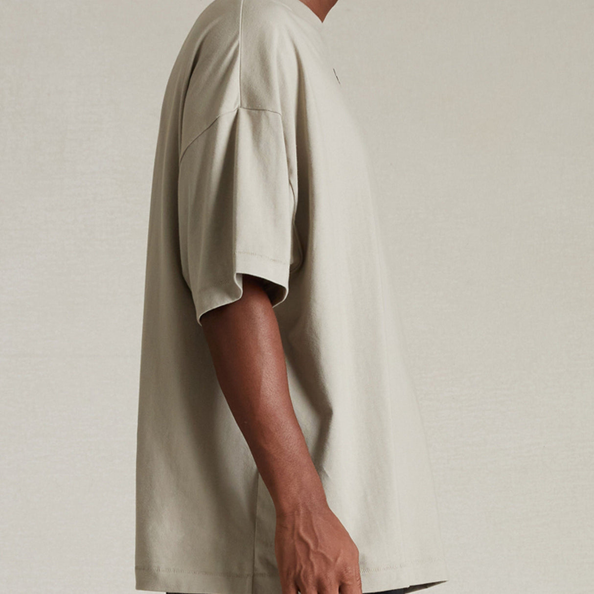 Fear of God Essentials Applique Box Logo Drop Shoulder Tee Seal (Oversized) FEAR OF GOD FEAR OF GOD - originalfook singapore