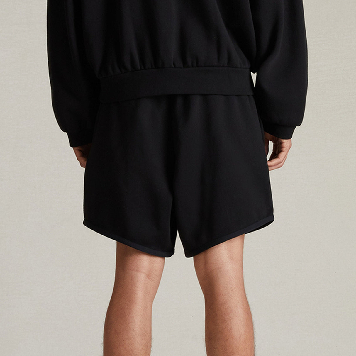 Fear of God Essentials Basic Sweat Shorts Black FEAR OF GOD ESSENTIALS FEAR OF GOD ESSENTIALS - originalfook singapore