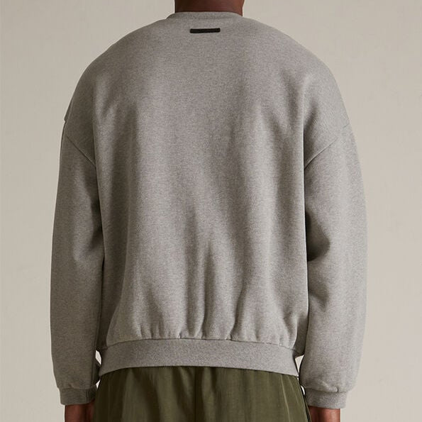 FEAR OF GOD Essentials Heavy Fleece Crewneck Dark Heather FEAR OF GOD ESSENTIALS FEAR OF GOD ESSENTIALS - originalfook singapore