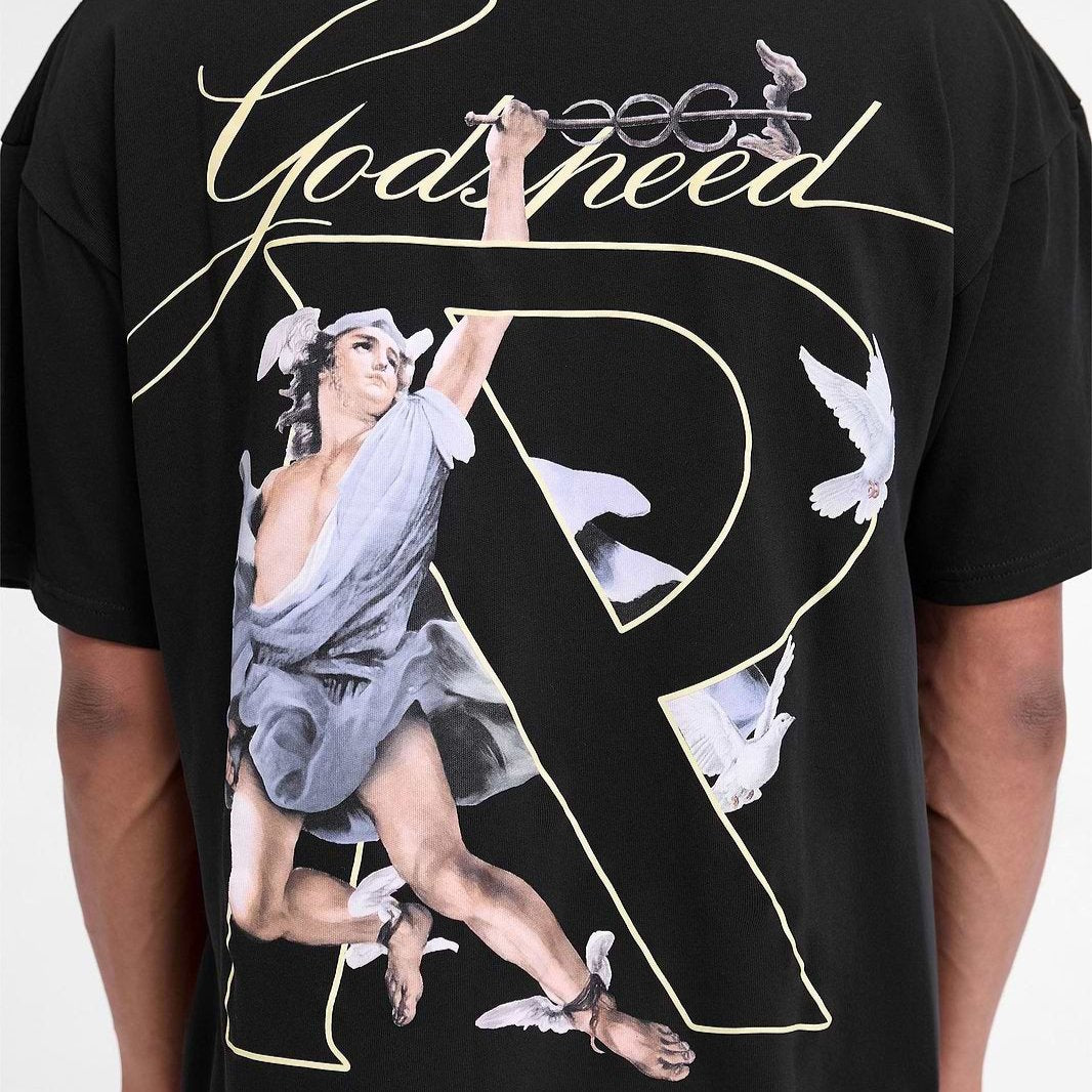 Represent Hermes Tee Black REPRESENT REPRESENT - originalfook singapore