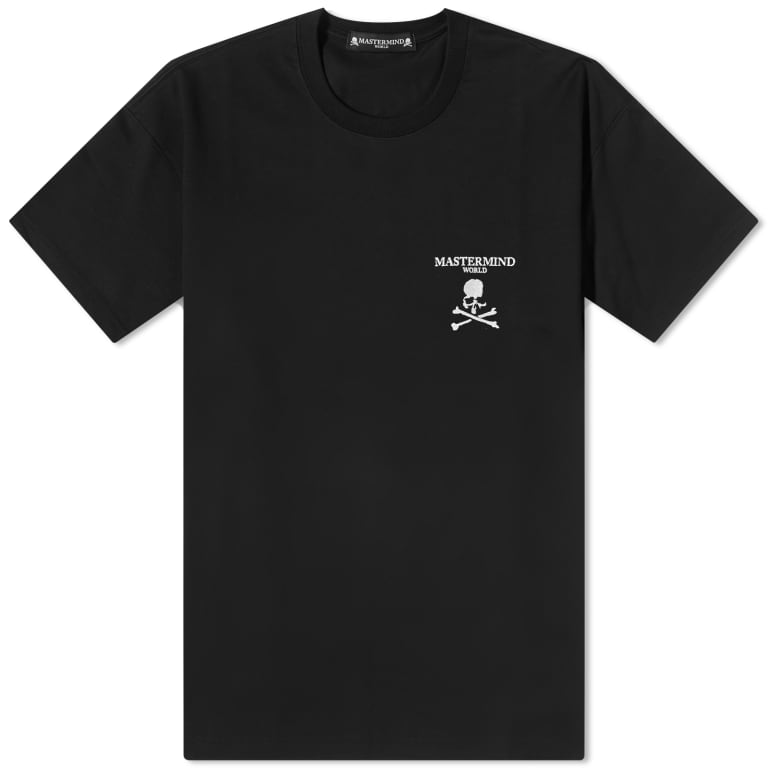 Mastermind Loopwheel Tee Black Mastermind Japan Mastermind Japan - originalfook singapore
