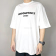 MASONPRINCE Classic Spray Logo Tee White MASONPRINCE MASONPRINCE - originalfook singapore