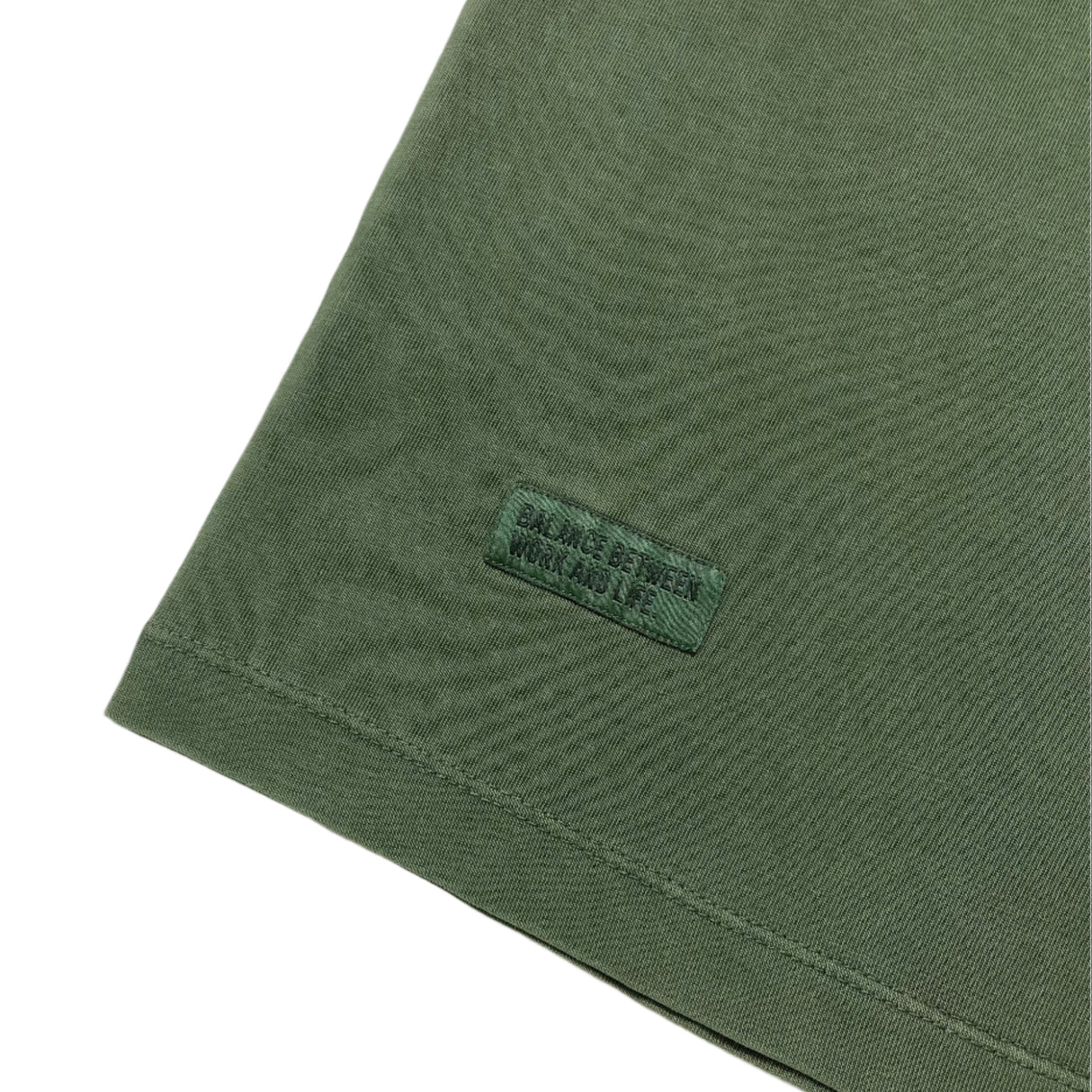 LifeWork Patch Logo Tee Olive - ORIGINALFOOK
