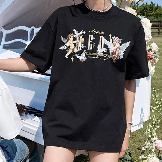 MEDM Cherub Tee Black MEDM MEDM - originalfook singapore