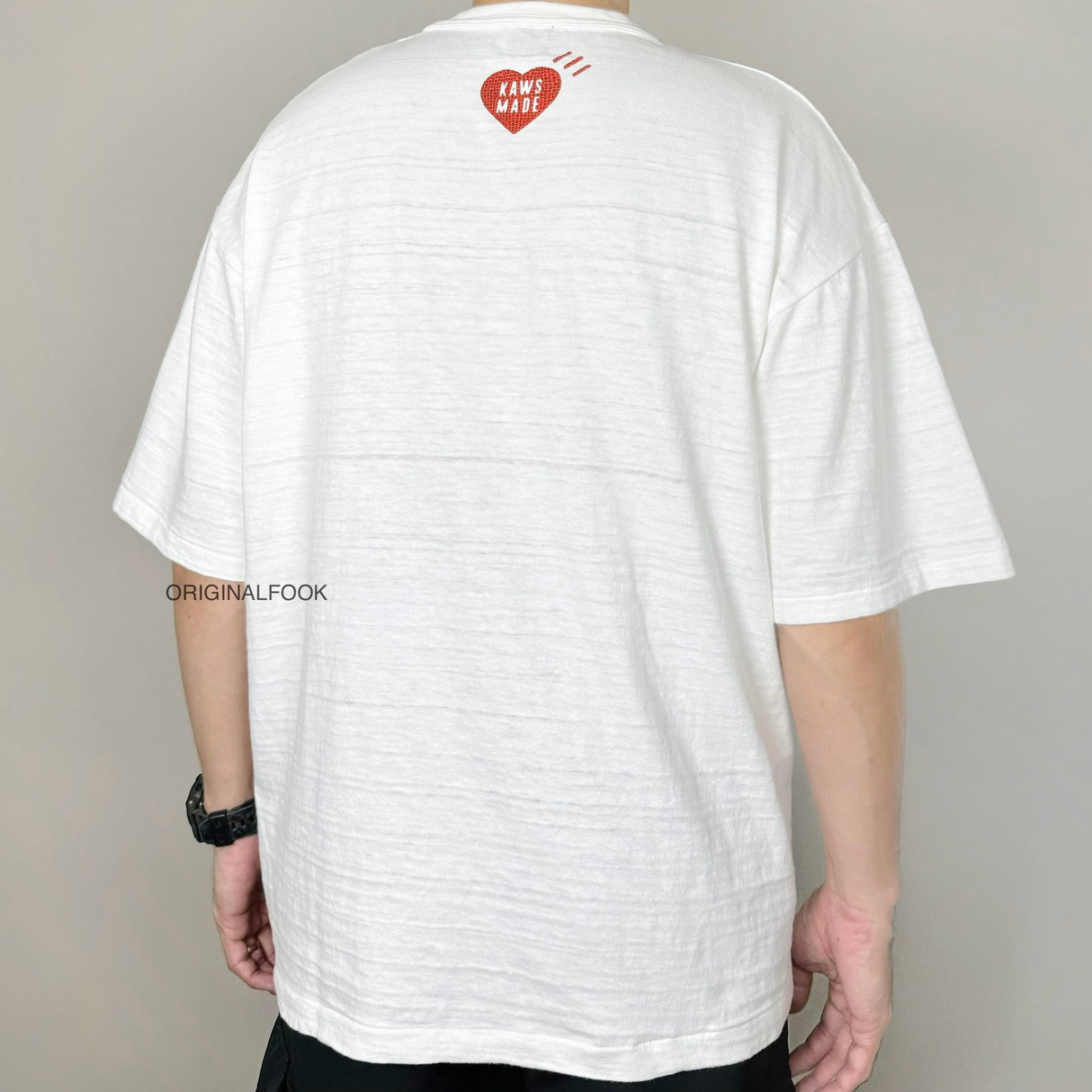Human Made X KAWS Tee #1 White HUMAN MADE HUMAN MADE - originalfook singapore