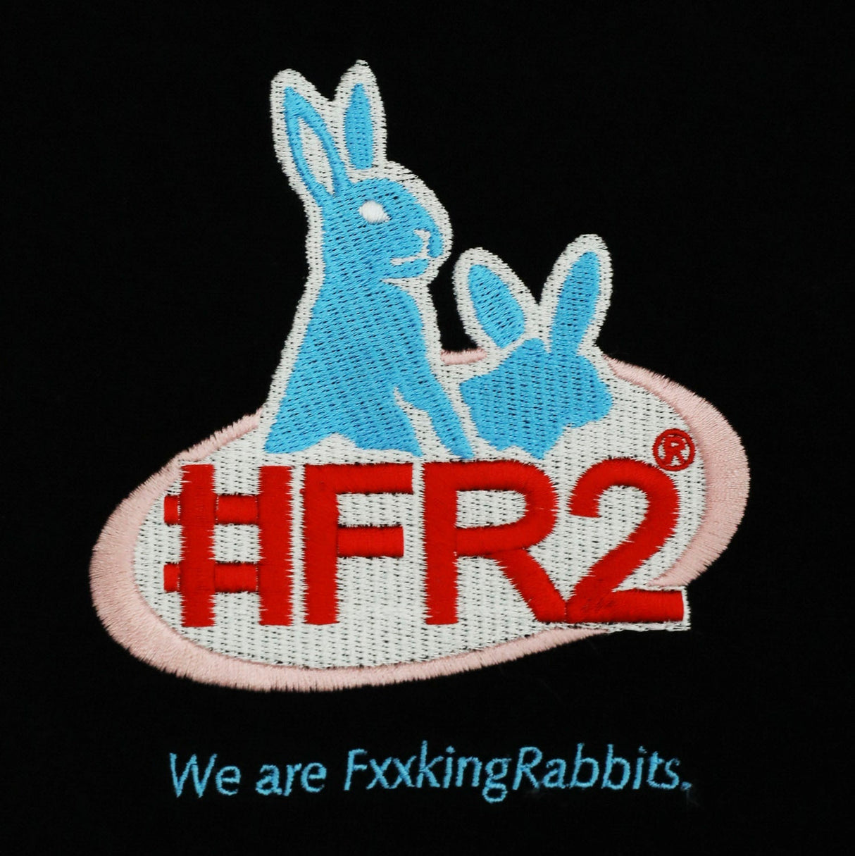 FR2 Water Rabbits Tee Black