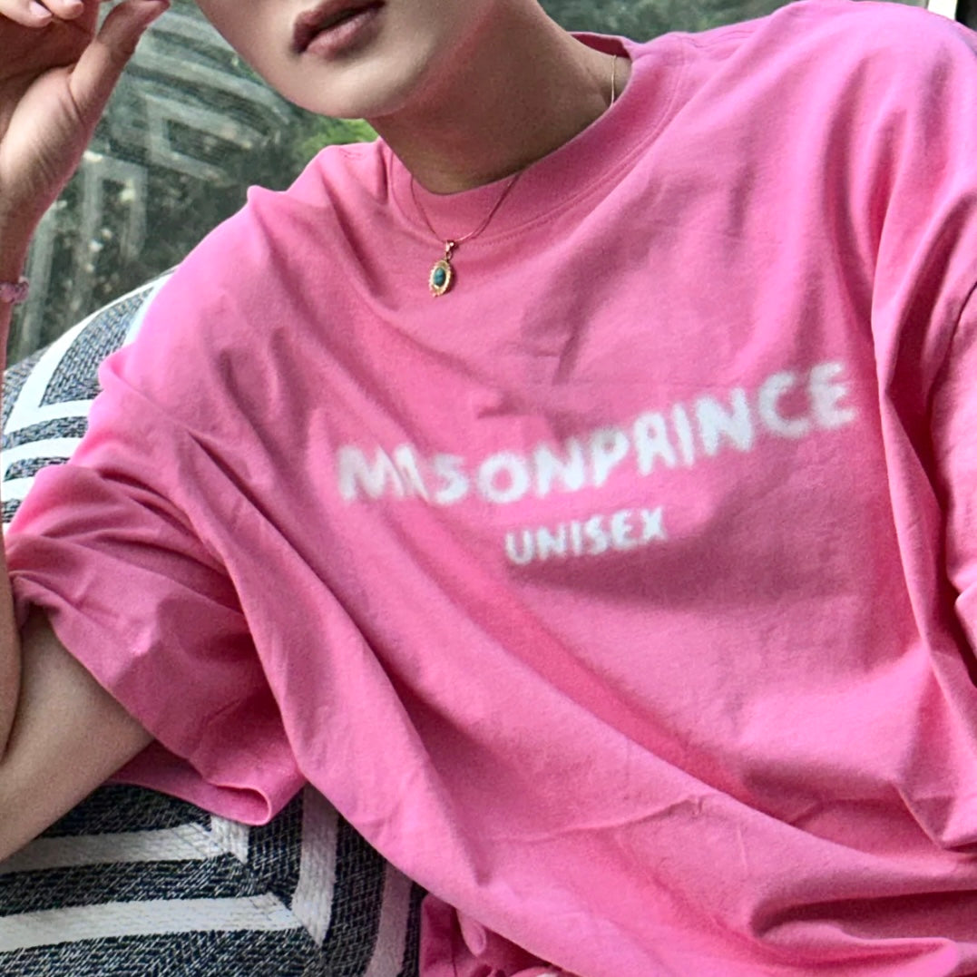 MASONPRINCE Classic Spray Logo Tee Light Pink MASONPRINCE MASONPRINCE - originalfook singapore