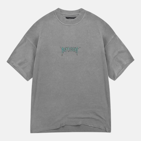 Represent Rock Logo Tee Grey REPRESENT REPRESENT - originalfook singapore
