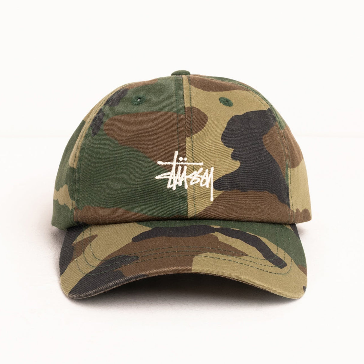Stussy Basic Logo Baseball Cap Camo