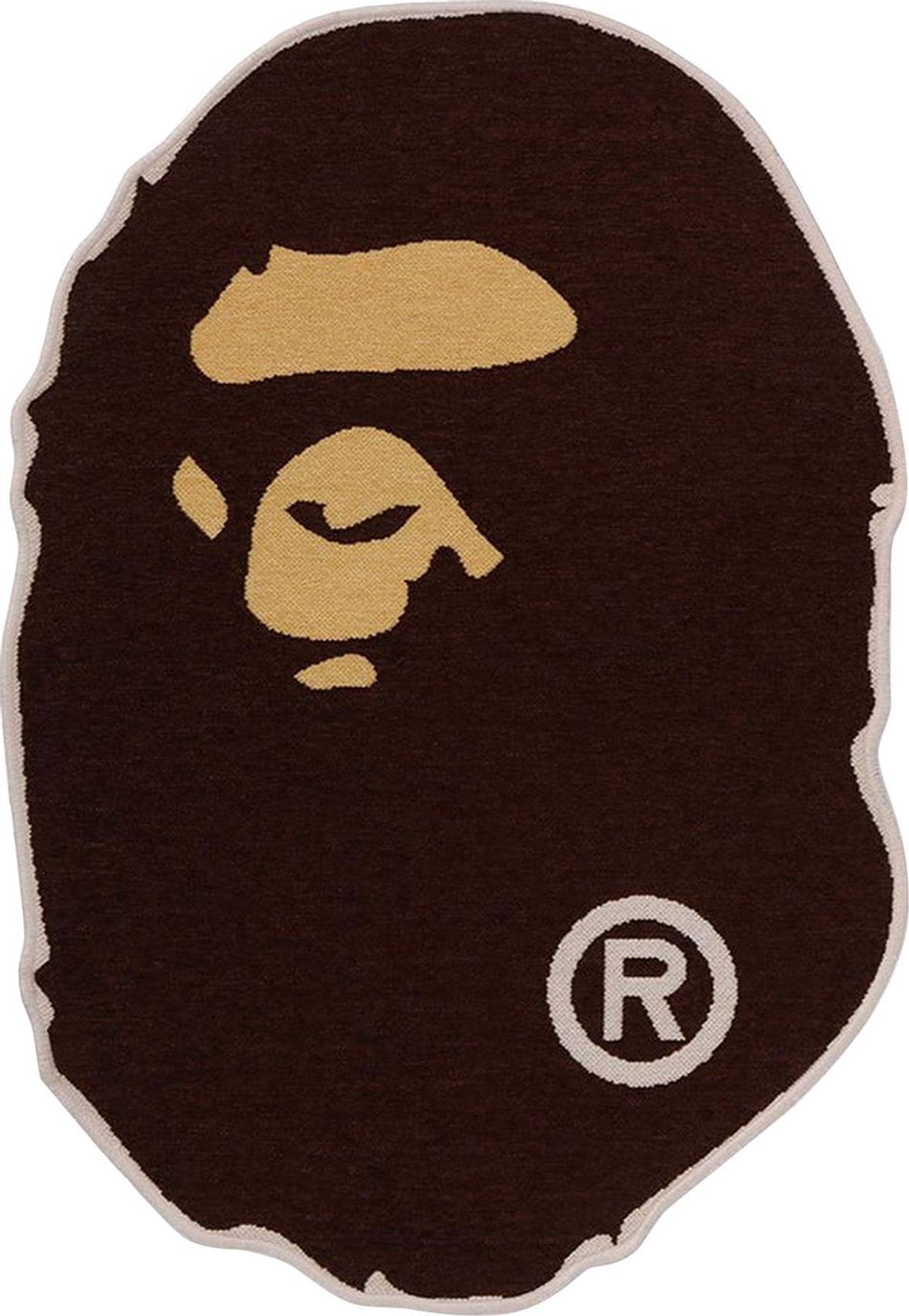 Bathing Ape Head Logo Large Rug BATHING APE BATHING APE - originalfook singapore