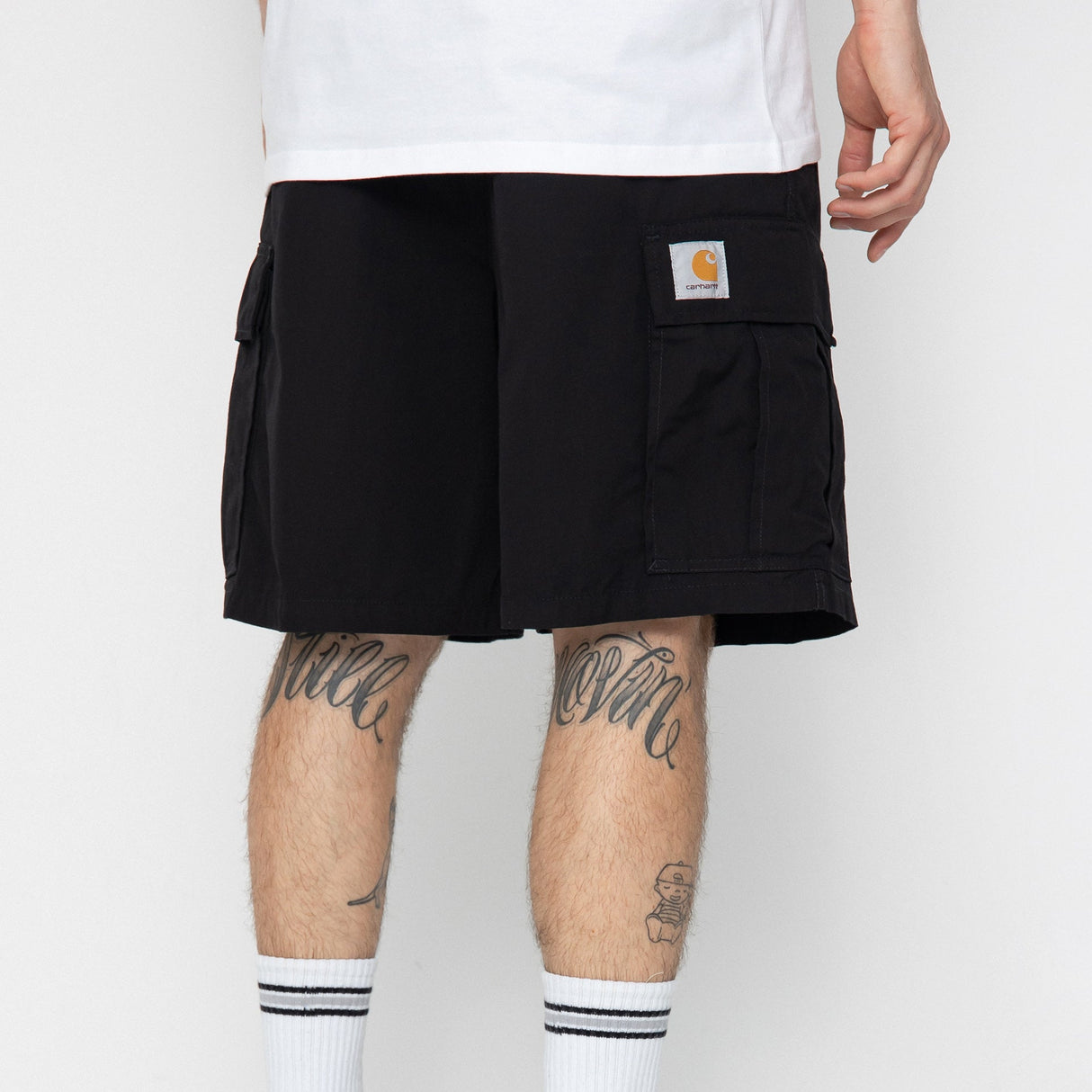 Carhartt WIP Cole Cargo Short Black CARHARTT CARHARTT - originalfook singapore