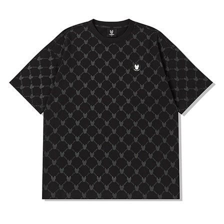 LifeWork Black Monogram Tee Black LIFEWORK LIFEWORK - originalfook singapore