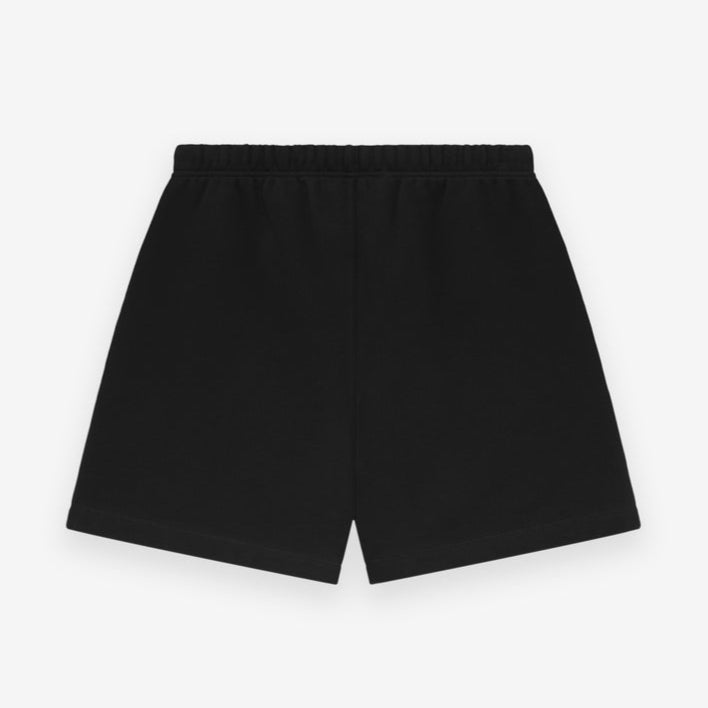 Fear Of God Essentials Classic Logo Sweat Black Shorts Black - ORIGINALFOOK
