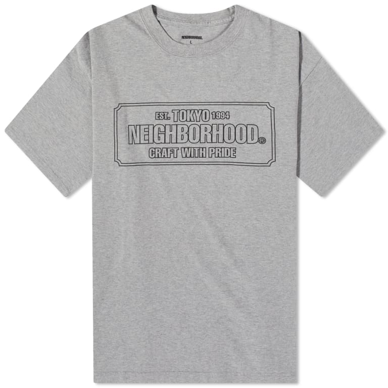 Neighborhood NH-1 Tee Grey Neighborhood Neighborhood - originalfook singapore