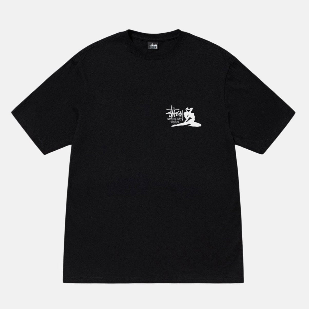 Stussy Relax Tee Black STUSSY STUSSY - originalfook singapore