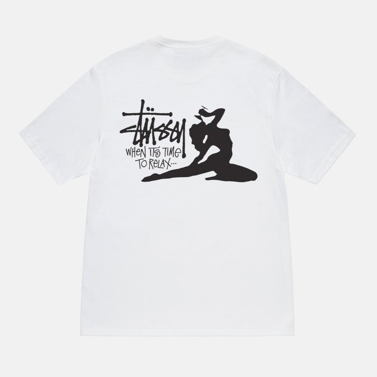 Stussy Relax Tee White STUSSY STUSSY - originalfook singapore