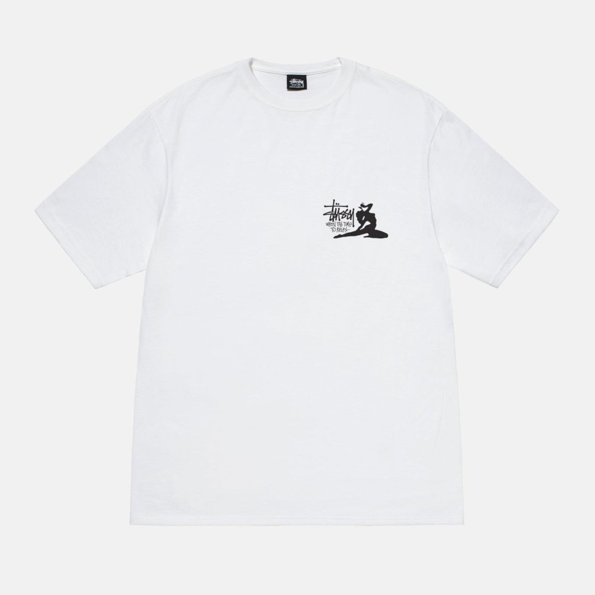 Stussy Relax Tee White STUSSY STUSSY - originalfook singapore
