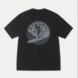 Stussy Surf Club Tee Black - ORIGINALFOOK