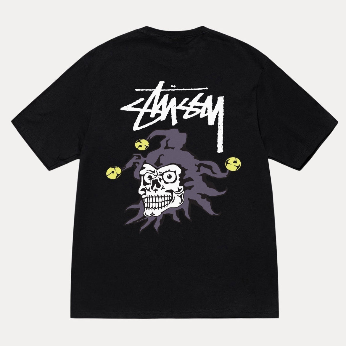 Stussy Joker Black Tee - ORIGINALFOOK