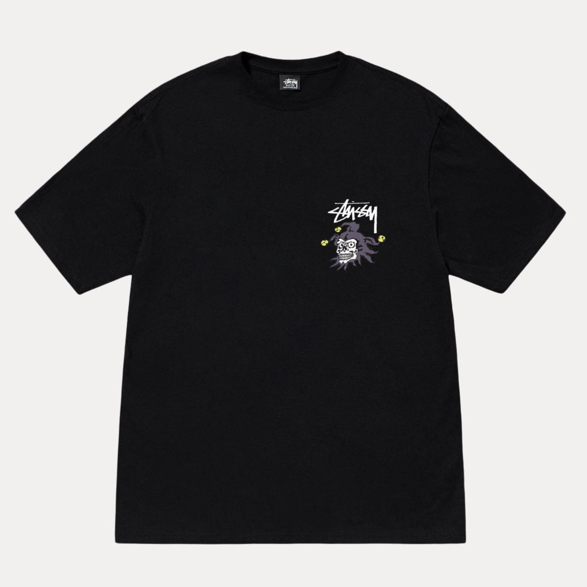 Stussy Joker Black Tee - ORIGINALFOOK