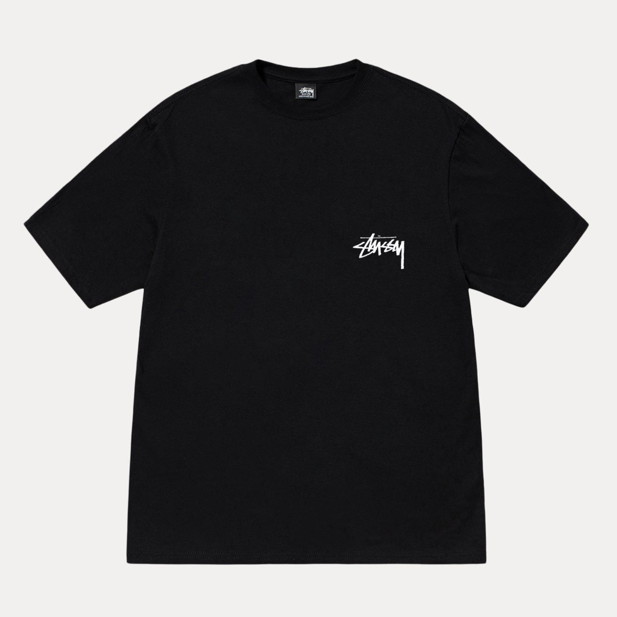 Stussy Bulldog Black Tee - ORIGINALFOOK