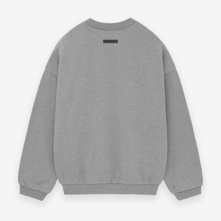 FEAR OF GOD Essentials Heavy Fleece Crewneck Dark Heather FEAR OF GOD ESSENTIALS FEAR OF GOD ESSENTIALS - originalfook singapore