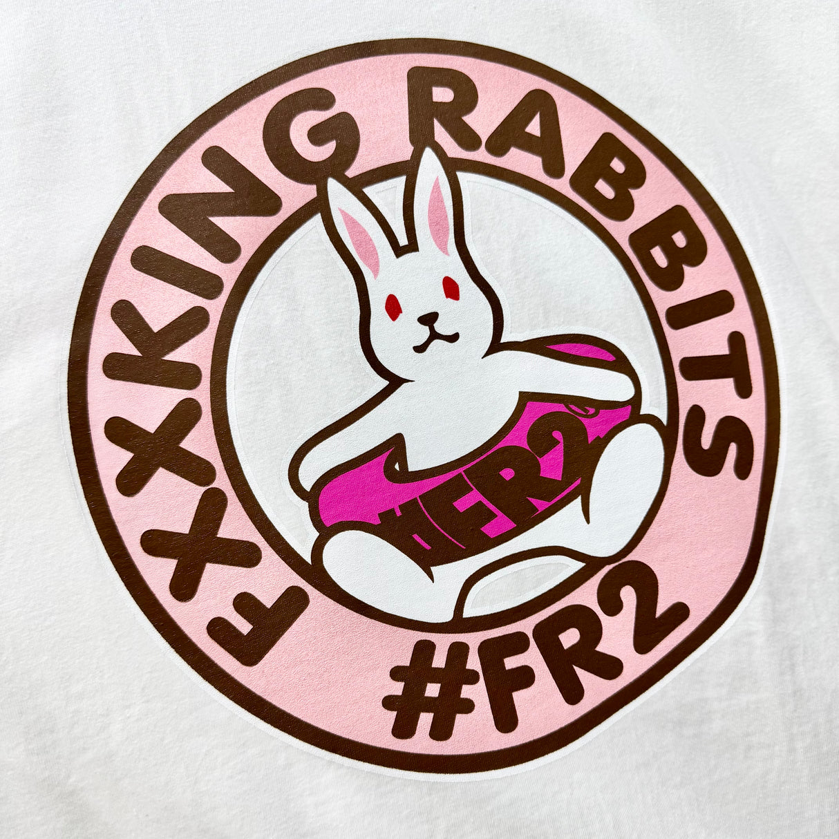 FR2 Swim Ring Rabbit Tee White (Japan Exclusive) - ORIGINALFOOK