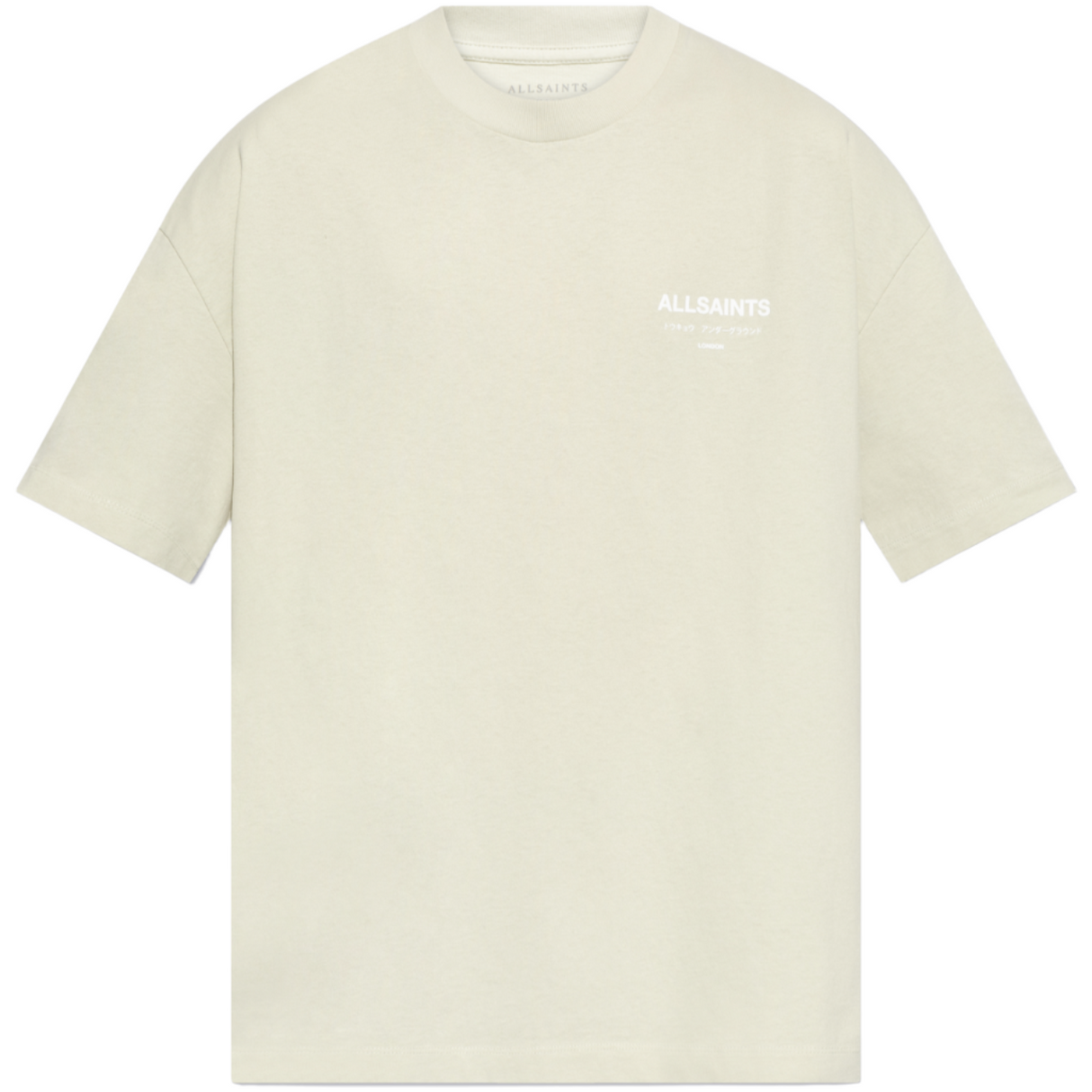 Allsaints Underground Logo Tee Slate Green ALLSAINTS ALLSAINTS - originalfook singapore