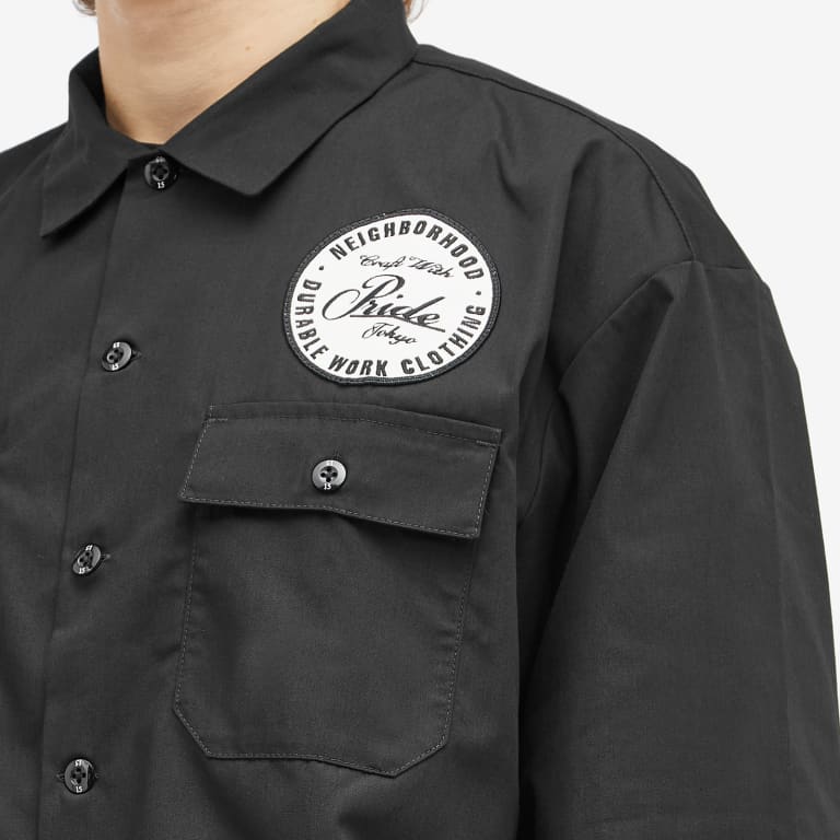 Neighborhood Classic Work Long Sleeve Shirt Black NEIGHBORHOOD NEIGHBORHOOD - originalfook singapore