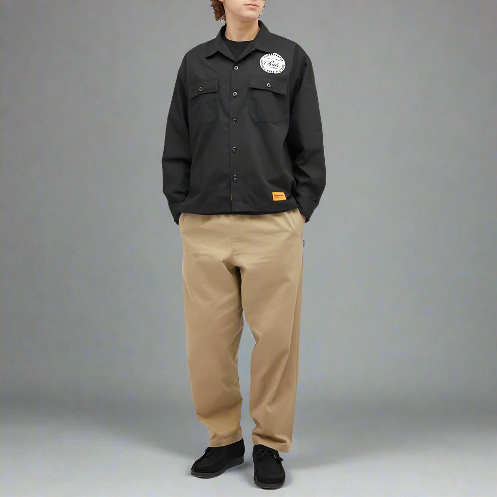 Neighborhood Classic Work Long Sleeve Shirt Black NEIGHBORHOOD NEIGHBORHOOD - originalfook singapore