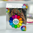 Takashi Murakami Kaikai Kiki Flower Rubber Keyring Rainbow White (5.5cm) TAKASHI MURAKAMI TAKASHI MURAKAMI - originalfook singapore