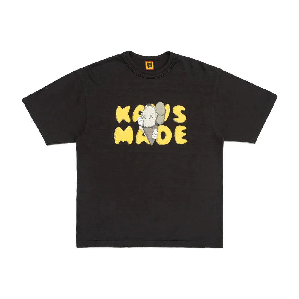 Human Made X KAWS Tee #1 Black HUMAN MADE HUMAN MADE - originalfook singapore