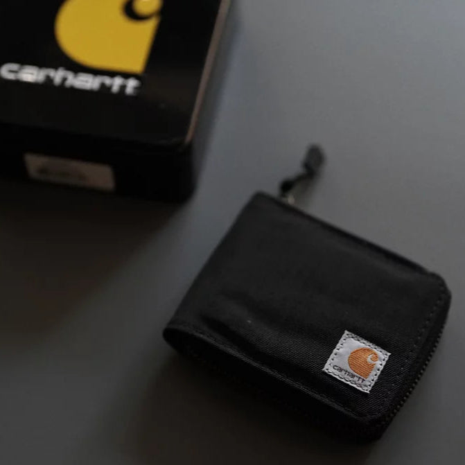 Carhartt Nylon Zipper Wallet Black CARHARTT CARHARTT - originalfook singapore