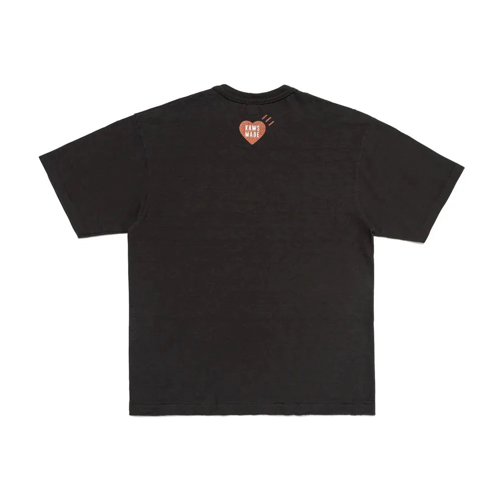 Human Made X KAWS Tee #4 Black HUMAN MADE HUMAN MADE - originalfook singapore