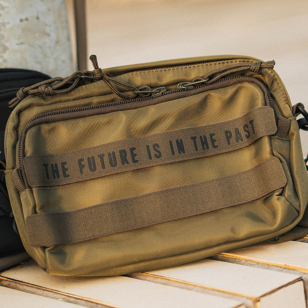 Human Made Military Sling Bag Olive HUMAN MADE HUMAN MADE - originalfook singapore