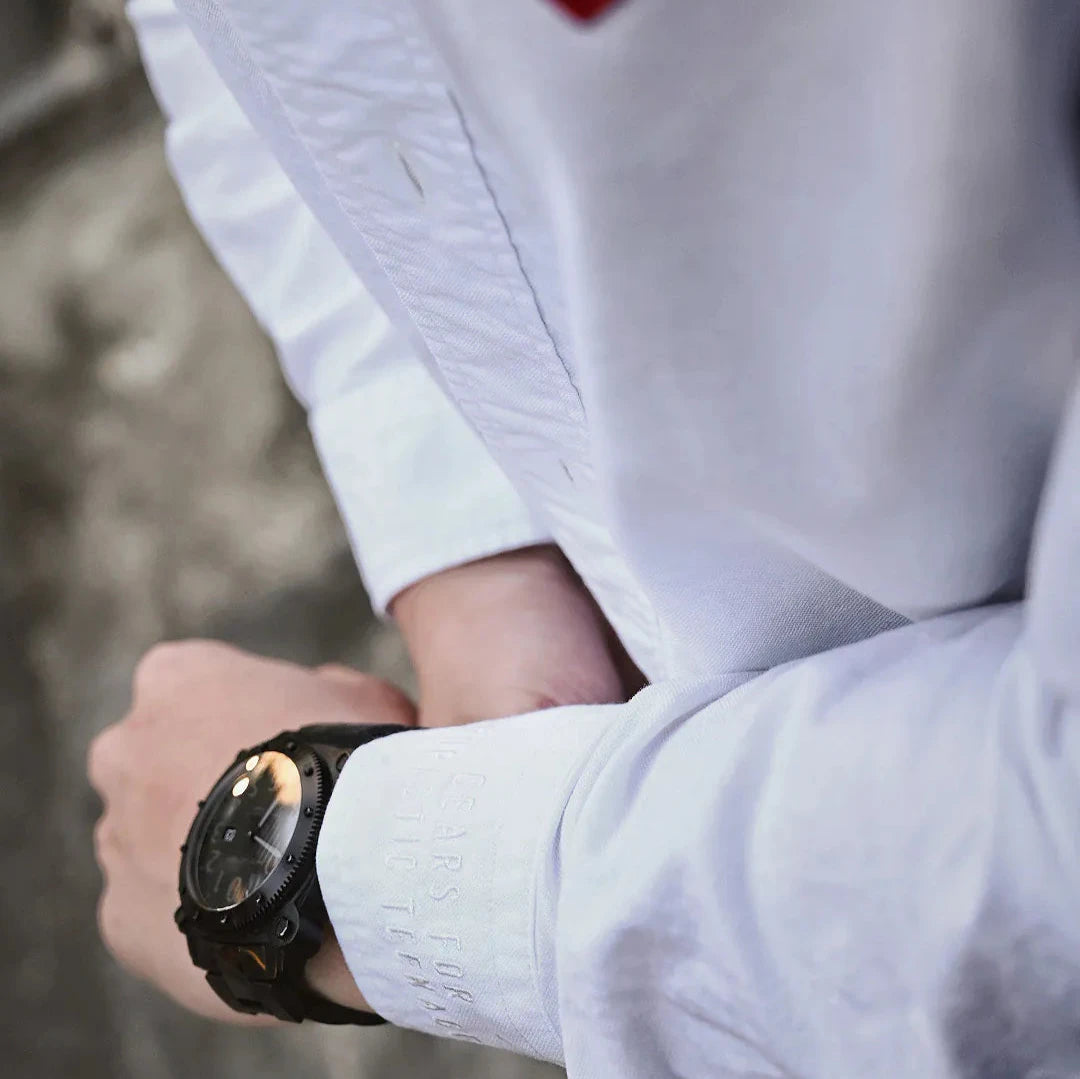 Human Made Oxford BD Shirt White HUMAN MADE HUMAN MADE - originalfook singapore