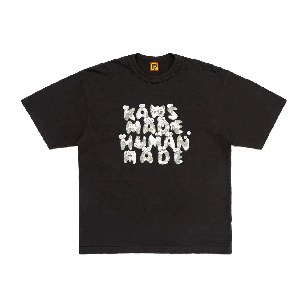 Human Made X KAWS Tee #4 Black HUMAN MADE HUMAN MADE - originalfook singapore