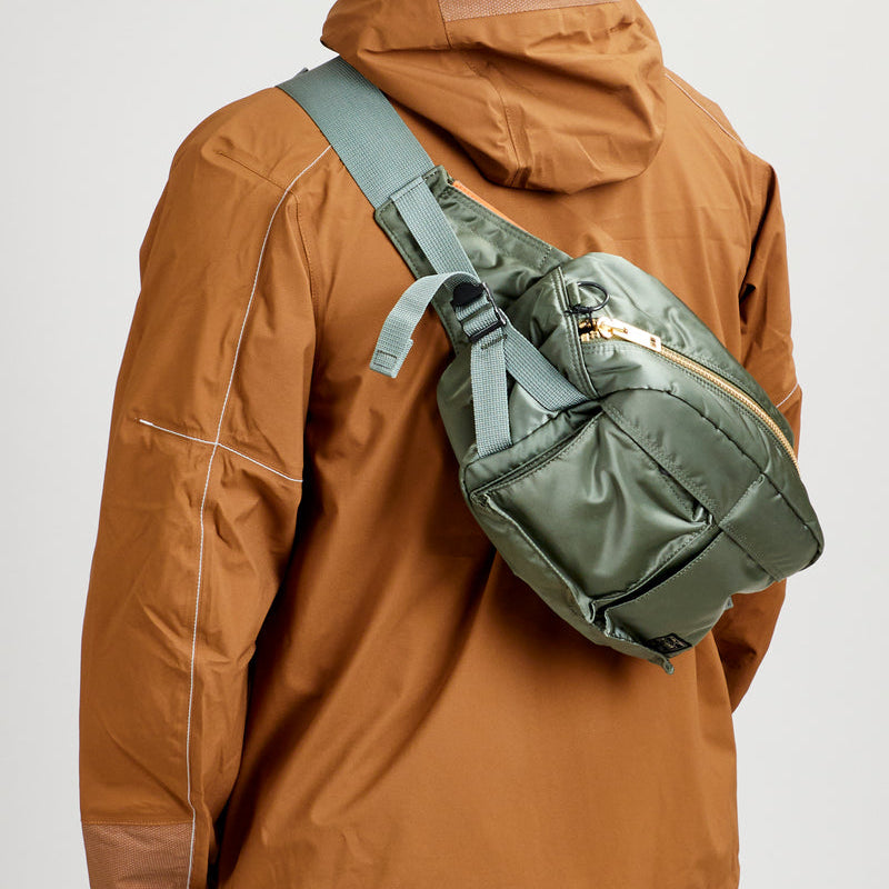 Porter Yoshida Japan Tanker Waist Bag Sage Green 622-08635