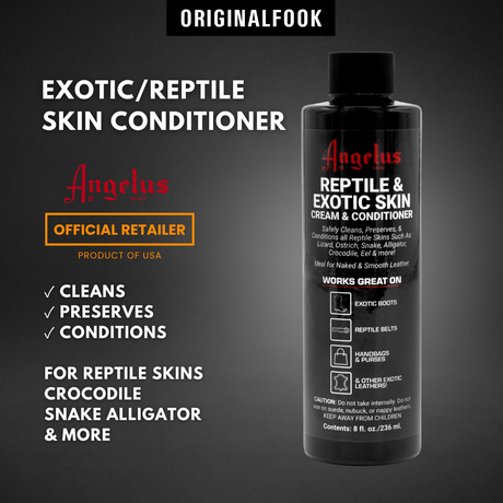 Angelus Reptile & Exotic Skin Cream & Conditioner 8oz ANGELUS ANGELUS - originalfook singapore