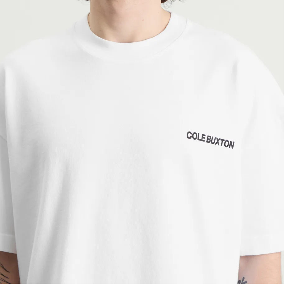 Cole Buxton Signature Tee White