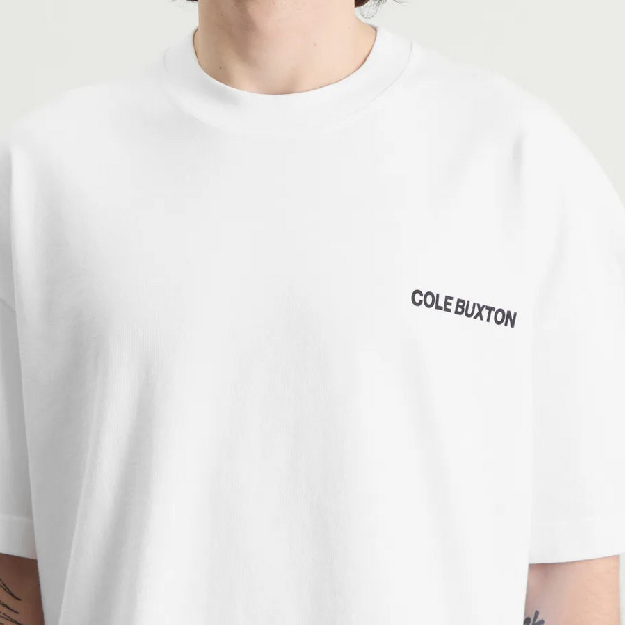 Cole Buxton Signature Tee Vintage White (Lightweight Fabric)