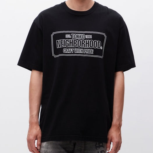 Neighborhood NH-1 Tee Black Neighborhood Neighborhood - originalfook singapore