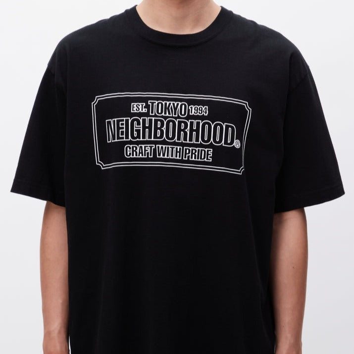 Neighborhood NH-1 Tee Black Neighborhood Neighborhood - originalfook singapore