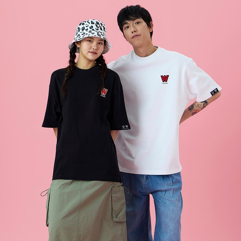 LifeWork Basic W Logo Tee Black lifework lifework - originalfook singapore