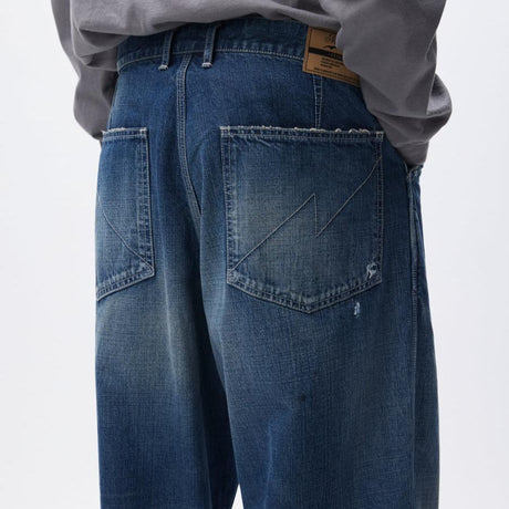 Neighborhood Washed Denim Jeans NEIGHBORHOOD NEIGHBORHOOD - originalfook singapore