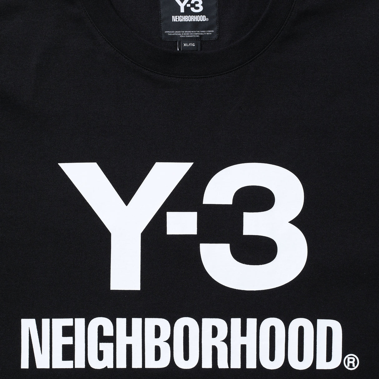 Neighborhood X Y-3 X Logo Tee Black